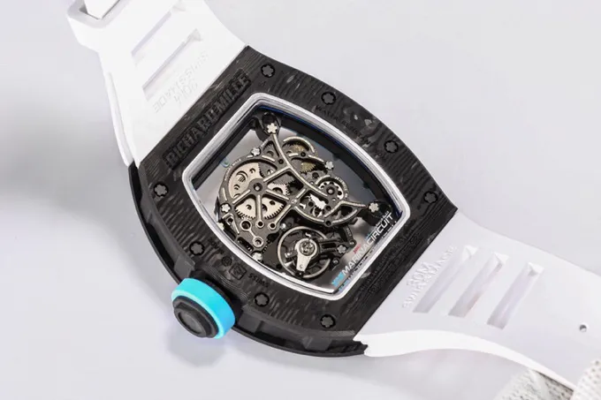 Richard Mille RM055 Black Carbon Fiber Watch - Image 7