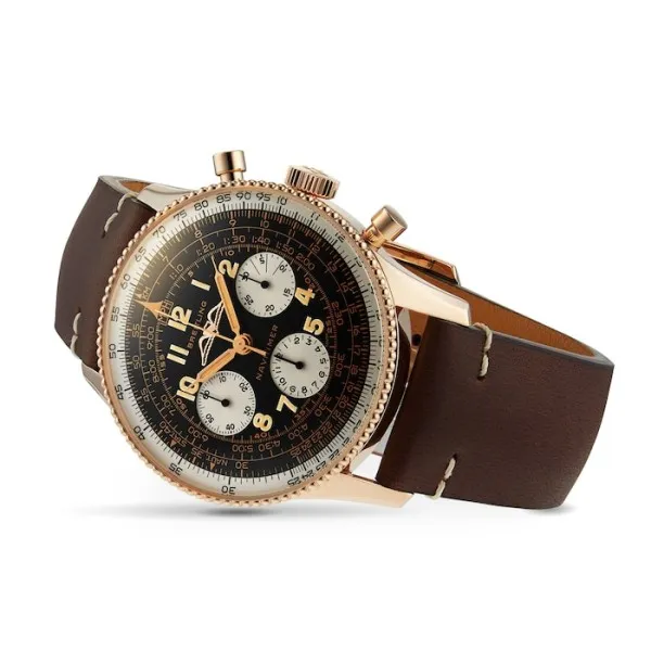 Breitling Navitimer Men Automatic Brown Leather Watch RB0910371B1X1 - Image 2