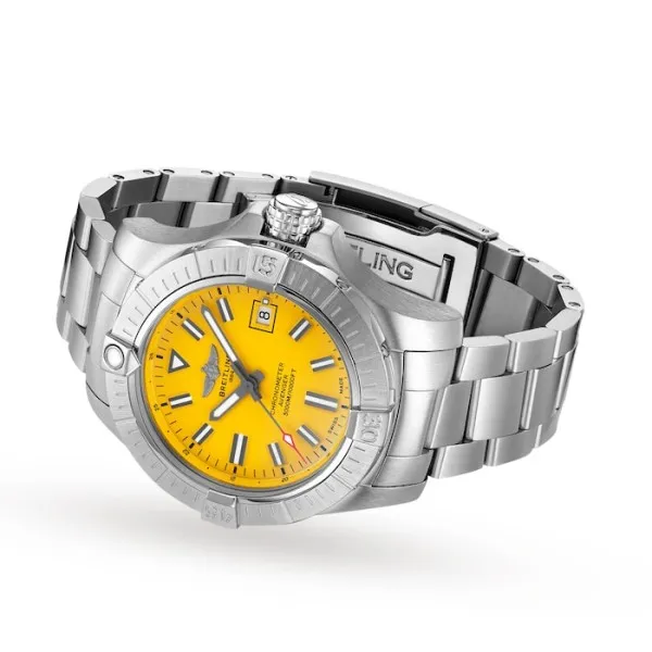 Breitling Avenger Men Automatic Yellow Stainless Steel Watch A17319101I1A1 - Image 3
