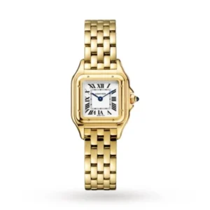 Cartier Panthere de Cartier Women Quartz Silver 18ct Gold Watch WGPN0008