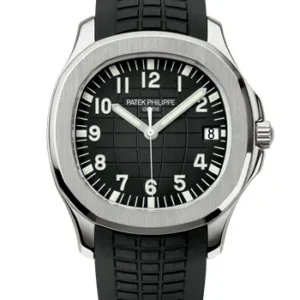 Patek Philippe Aquanaut Date Black Strap Stainless Steel 5167A-001