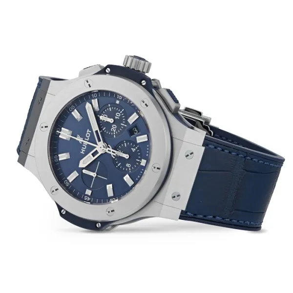 Hublot Big Bang Men Automatic Blue Alligator Watch 301.SX.7170.LR - Image 2