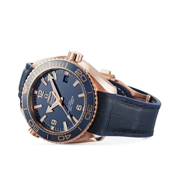 Omega Planet Ocean Men Automatic Blue Leather Watch O21563442103001 - Image 2