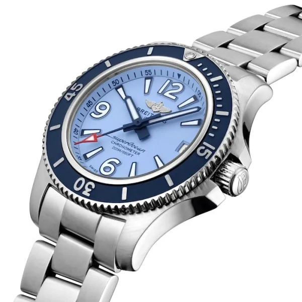 Breitling Superocean Women Automatic Blue Stainless Steel Watch A17316D81C1A1 - Image 2