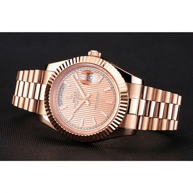 Superclone Rolex Day-Date 40mm Rose-Gold Dial REP016823 - Image 4
