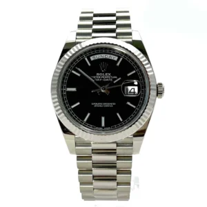 Superclone Rolex Day-Date 40mm Black Dial 228239