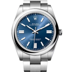 Rolex Oyster Perpetual 41mm Blue Dial 124300
