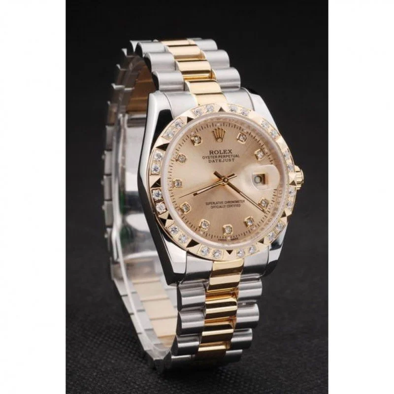 Superclone Rolex Datejust 36mm Gold Dial SRL41 - Image 7