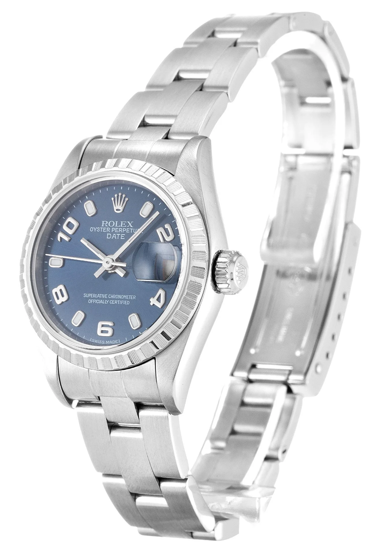 Rolex Oyster Perpetual Lady 26mm Blue Dial 79240 - Image 2