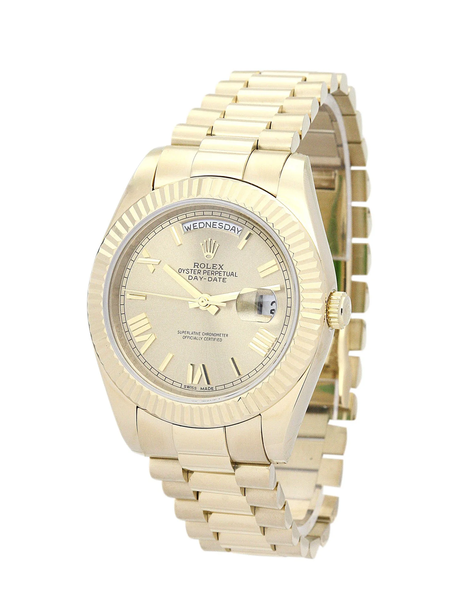 Rolex Day-Date II 40mm Gold Dial 218238 - Image 2