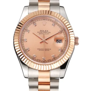 Superclone Rolex Datejust 41mm Rose-Gold Dial REP016816