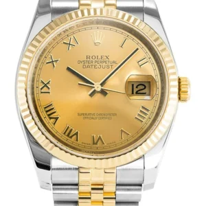 Rolex Datejust 36mm Gold Dial 116233