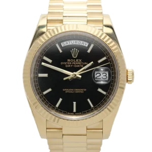 Superclone Rolex Day-Date 40 mm Black Dial 228238