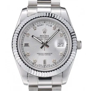 Superclone Rolex Day-Date 40mm Silver Dial 41995
