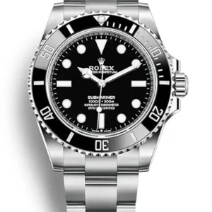 Superclone Rolex Submariner 41mm Black Dial 124060 No-Date