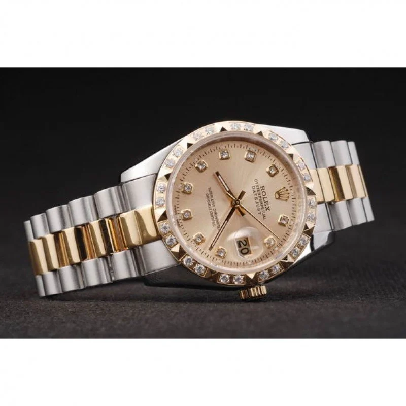 Superclone Rolex Datejust 36mm Gold Dial SRL41 - Image 8