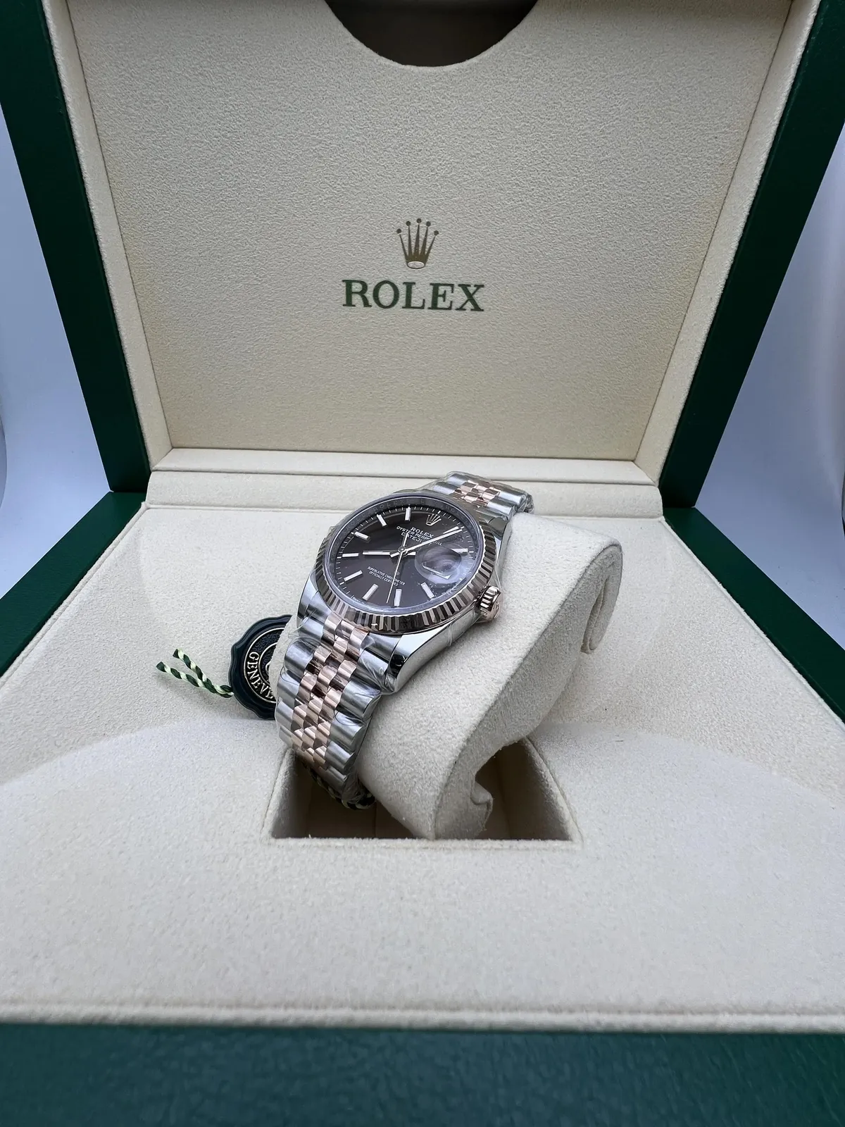 Superclone Rolex Datejust 36 mm Chocolate Dial 126231 Jubilee - Image 4