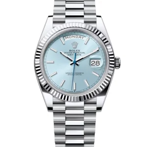 Superclone Rolex Day-Date 40 mm Ice blue Dial 228236