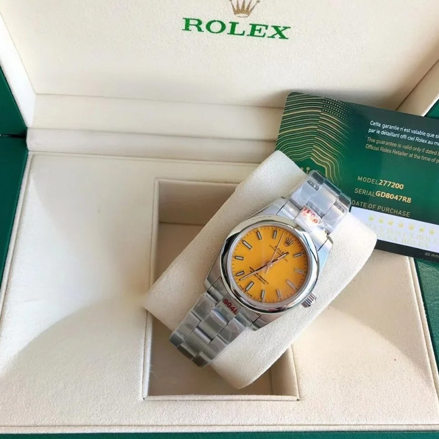 Couple Watches Rolex Oyster Perpetual 31/41mm SS/SS Yellow/Stk - Image 3