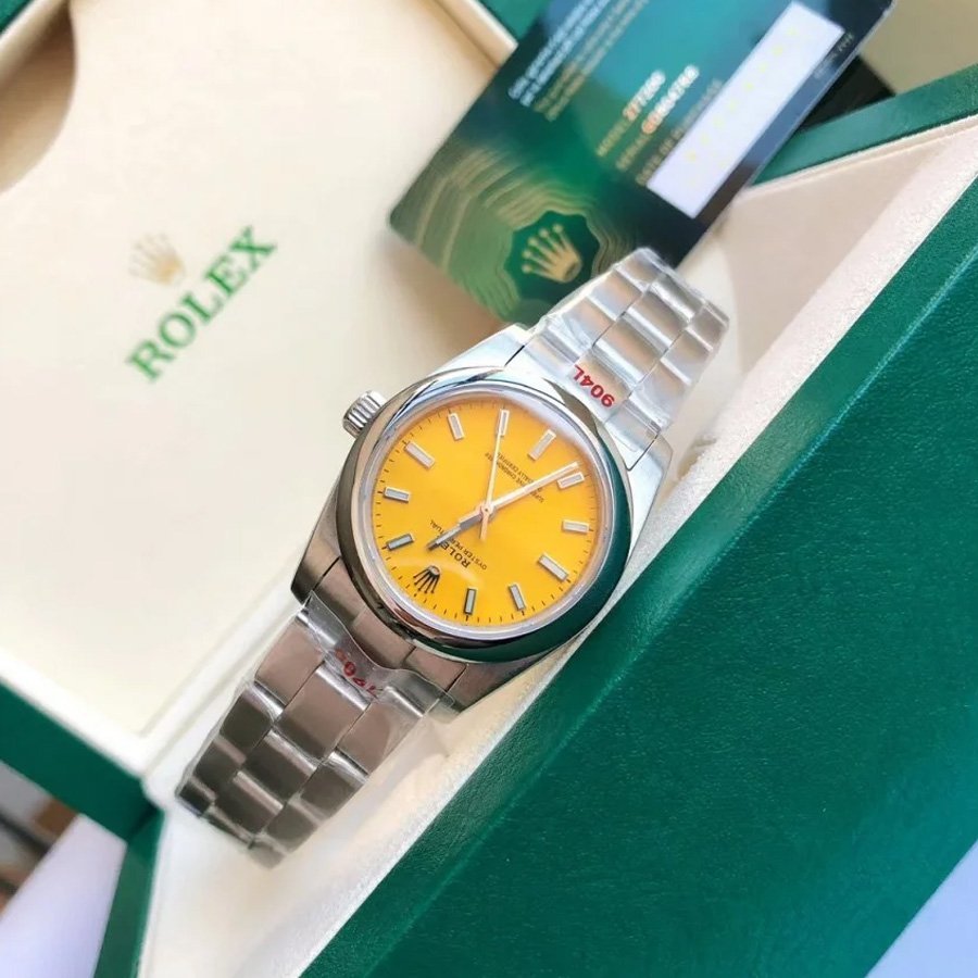 Couple Watches Rolex Oyster Perpetual 31/41mm SS/SS Yellow/Stk - Image 2