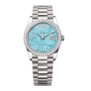 Rolex Day-Date 36 mm Turquoise Dial 128349RBR