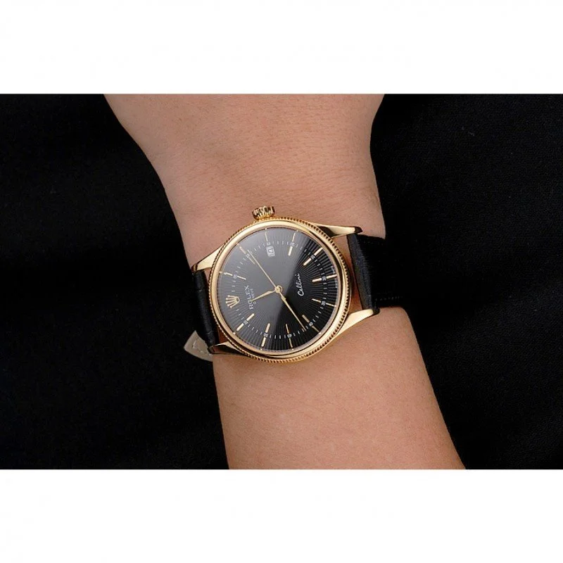 Superclone Rolex Cellini 38mm Black Dial REP016807 - Image 10