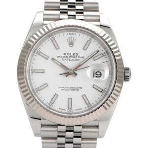 Rolex Datejust 41mm White Dial 126334 Jubilee Flutted