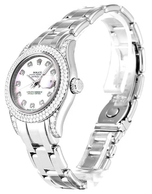 Rolex Pearlmaster 36mm Mother of Pearl Pink Dial 80359 - Image 2