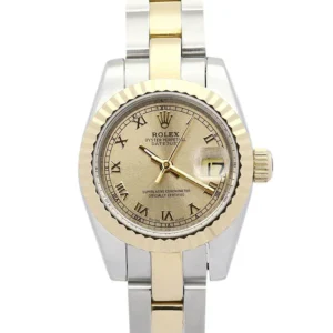 Rolex Lady-Datejust 26mm Yellow Gold Dial 179163