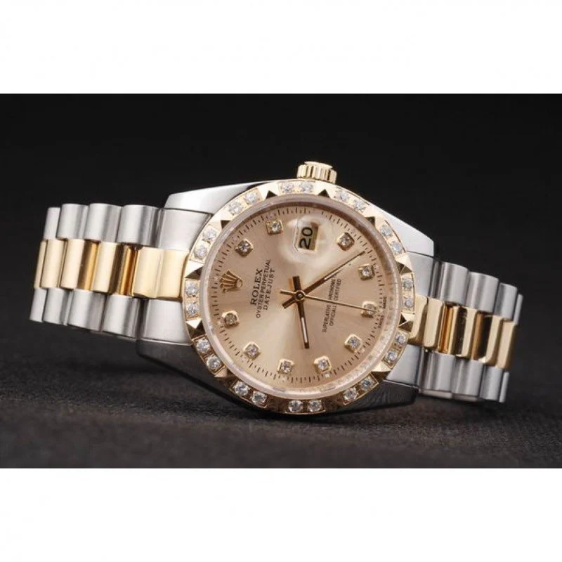 Superclone Rolex Datejust 36mm Gold Dial SRL41 - Image 9