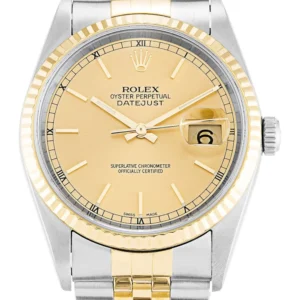 Rolex Datejust 36mm Champagne Dial 16233