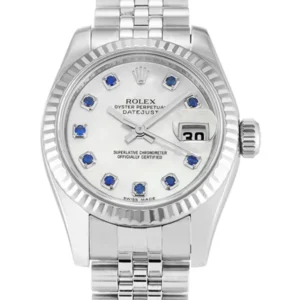 Rolex Lady-Datejust 26mm Mother Of Pearl   White Dial 179174