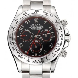 Superclone Rolex Daytona 39mm Black Dial 80296