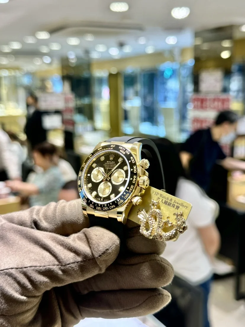 Superclone Rolex Daytona 40 mm Black Dial Yellow Gold 126518LN - Image 6