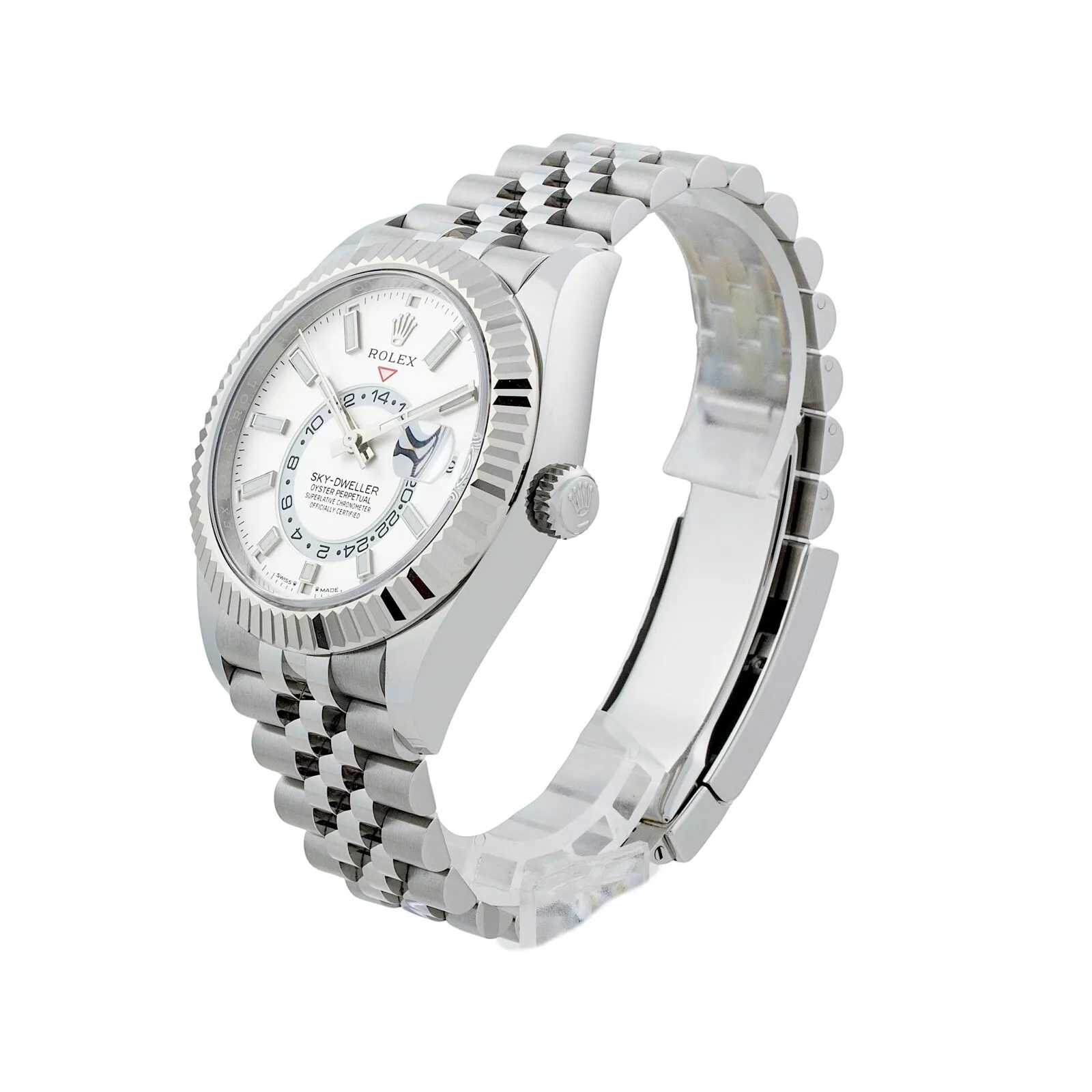Superclone Rolex Sky-Dweller 42 mm Intense white Dial 336934 Jubilee - Image 2