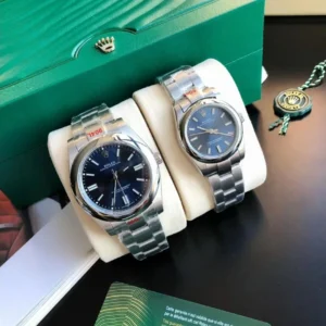 Couple Watches Rolex Oyster Perpetual 31/41mm SS/SS Blue/Stk