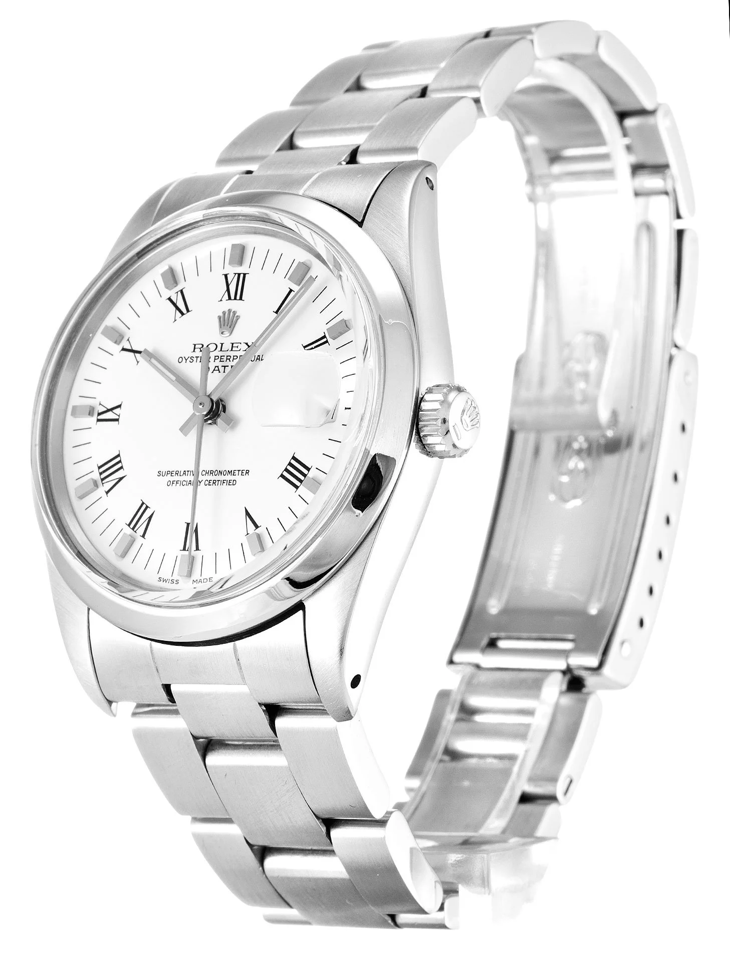 Rolex Oyster Perpetual Date 34mm White Dial 15000 - Image 2