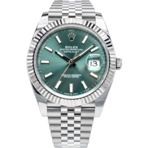 Rolex Datejust 41mm Green Dial 126334 Jubilee