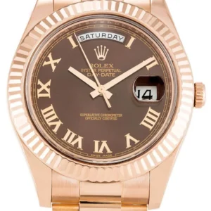 Rolex Day-Date II 40mm Chocolate Dial 218235