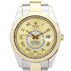 Rolex Sky-Dweller 42mm Gold Dial 326938-2