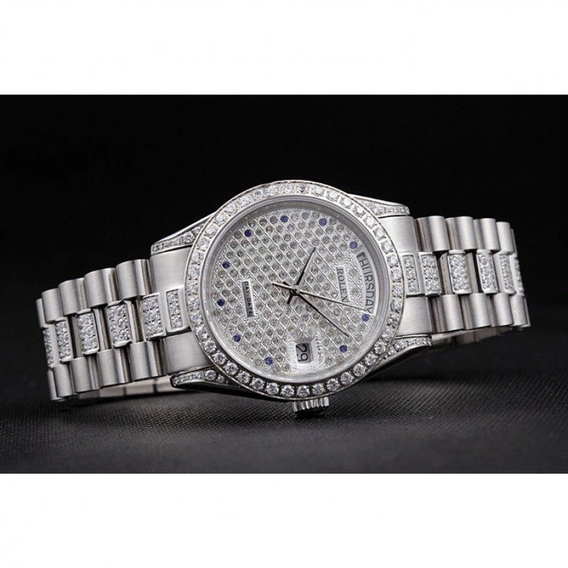 Superclone Rolex Day-Date 37mm Diamond Dial 621612 - Image 4