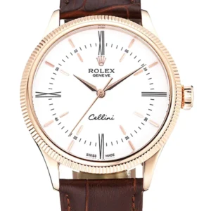Superclone Rolex Cellini 39mm White Dial 622655