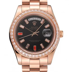 Superclone Rolex Day-Date 40mm Black Dial 1454102