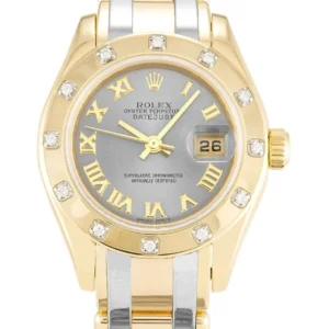 Rolex Pearlmaster 28mm Rhodium Dial 80318
