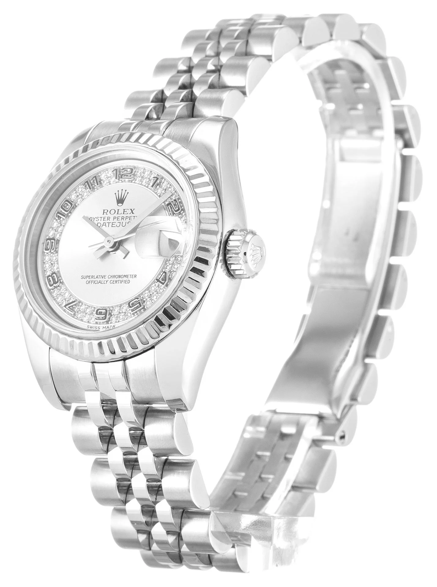 Rolex Lady-Datejust 26mm Silver Dial 179174 - Image 2