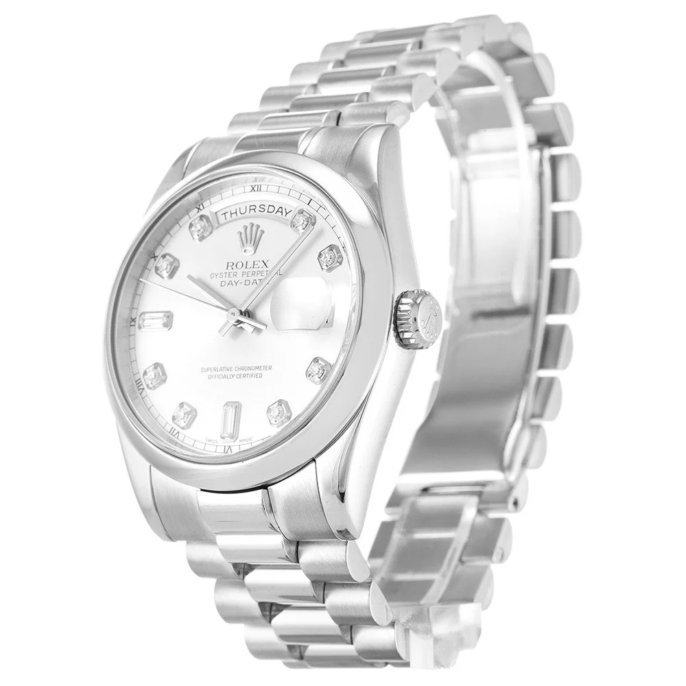 Rolex Day-Date 36mm Silver Dial 118209 - Image 3