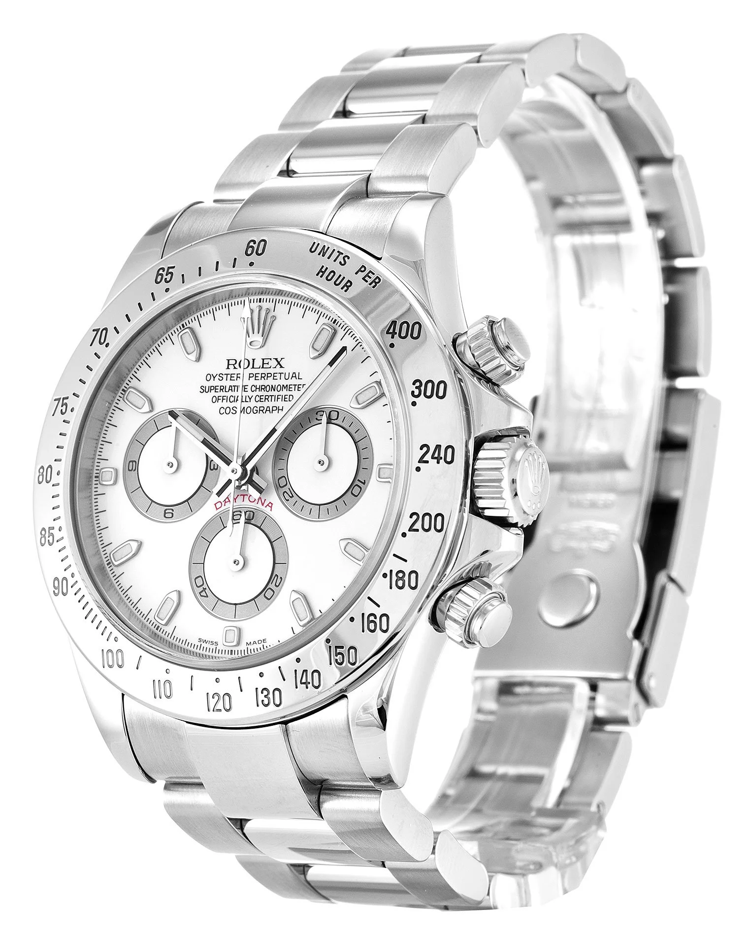 Superclone Rolex Daytona 40mm White Dial 116520 - Image 3