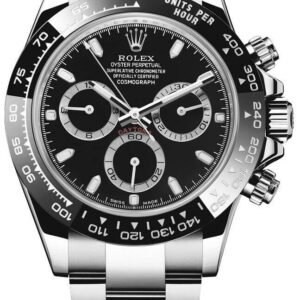 Superclone Rolex Daytona  Reverse Panda  Black Dial 116500LN