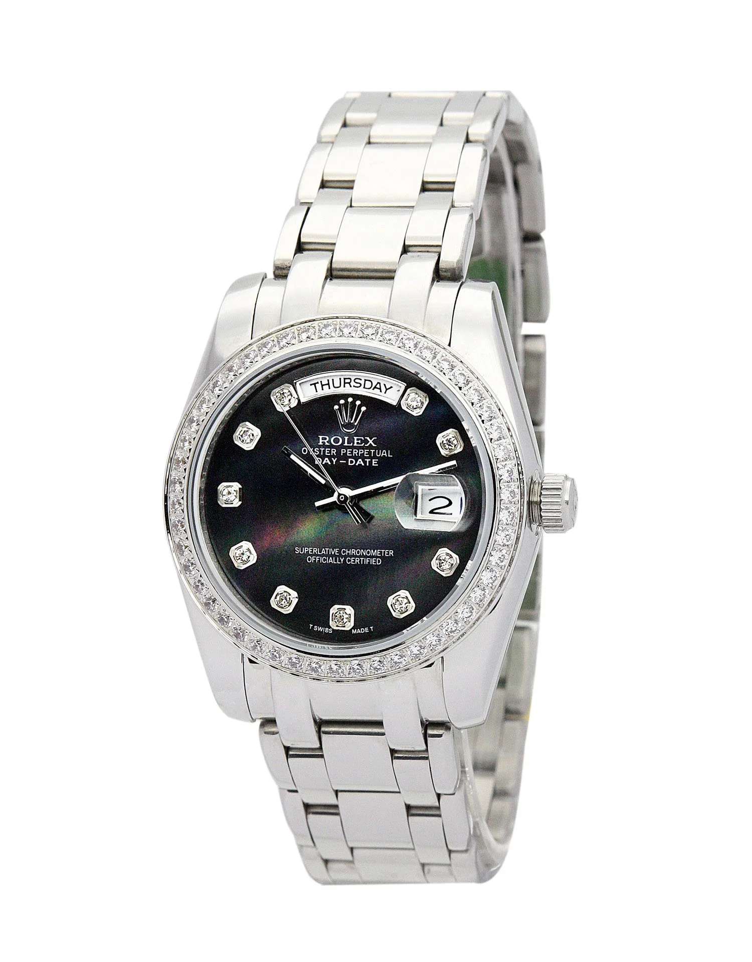 Rolex Day-Date 36mm Black Dial 118346 - Image 2