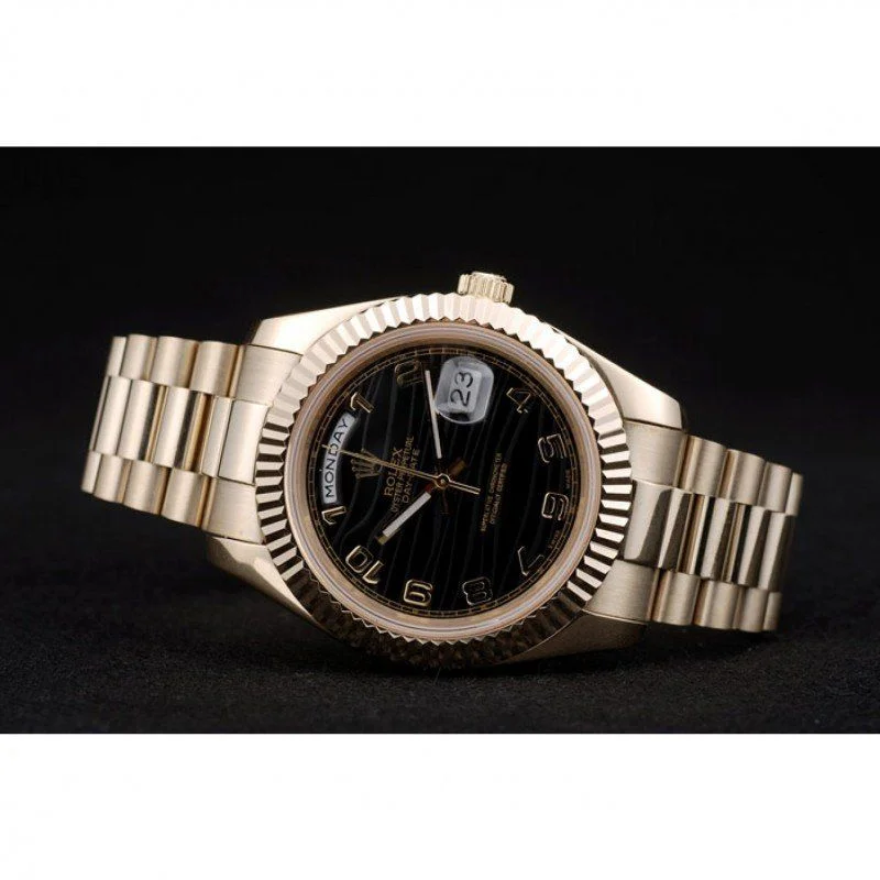 Superclone Rolex Day-Date 40mm Black Dial 41998 - Image 5